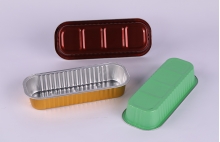 鋁（lǚ）箔長盒 鋁箔圓盒 - 鋁箔餐具